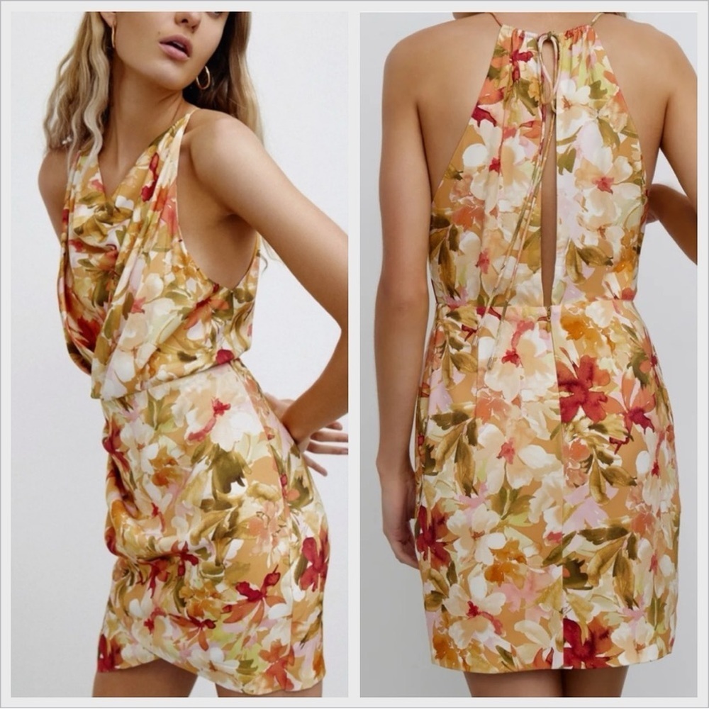 Significant Other Chiara
Watercolor Floral Print
Dress, in Excellent Condition